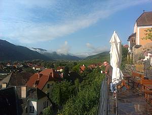 Úasné ráno ve Wachau. Do tohoto svtla a vzduchu se lovku chce i z postele trochu více ne jinde.