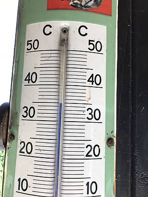 V den sbru nás trápilo ”pouhých” 35 stup ve stínu, ale naše meteostanice namila ve vinici rekord letošního léta s hodnotou 40,4 °C.